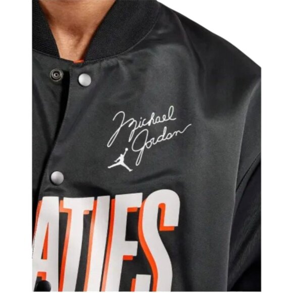 Jordan Flight MVP Varsity "Wheaties" Black Nike Jacket DV7578-010 Mens Large NEW - Picture 8 of 16
